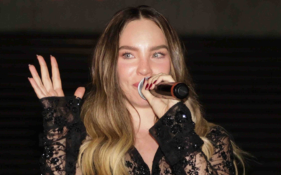 Belinda sufre accidente en elevador de España | VIDEO