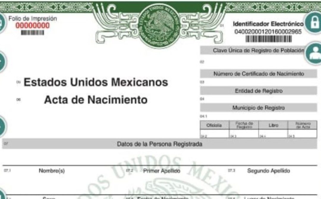 Suprema Corte avala que se elimine un dato del acta de nacimiento