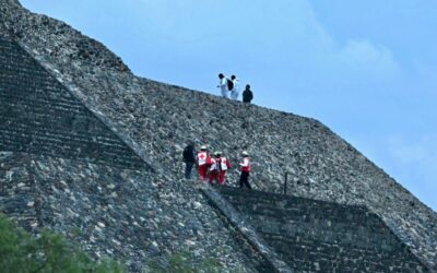 El INAH es el encargado de restaurar los daños en Teotihuacán