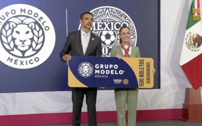 Grupo Modelo regalará 500 boletos para el Mundial 2026 y equipará 35,000 negocios con pantallas y refris