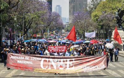 CNTE alista marchas en mayo: esta es la ruta, fechas y lo que exige el magisterio