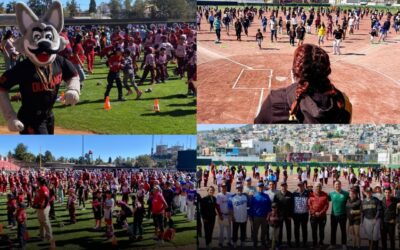 Más de 50,000 personas participan en la clase masiva de béisbol y sóftbol