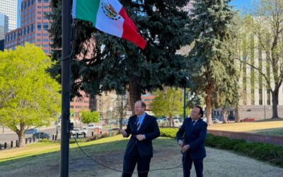El gobernador Jared Schutz y el embajador Pável Meléndez celebran el Día de la Amistad México-Colorado