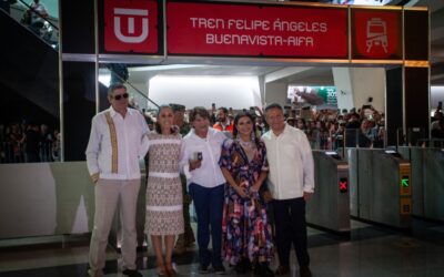 Sheinbaum inaugura el Tren Felipe Ángeles que conecta la CDMX con el AIFA