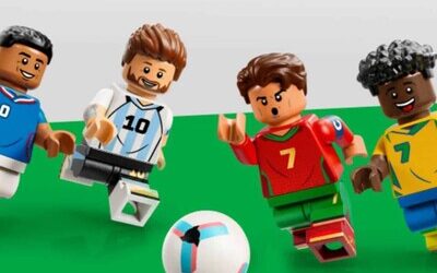 LEGO lanza colección inspirada en jugadores de fútbol rumbo a la FIFA