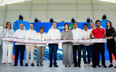 Santo Domingo 2026: entregan remodelado pabellón para los Juegos