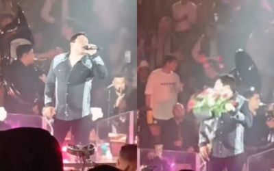 Julión Álvarez sufre incidente en pleno concierto: ¿Qué fue lo que pasó?