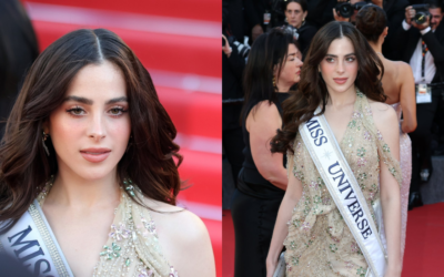 Fátima Bosch, Miss Universo 2025, arrasa en la alfombra roja del Festival de Cannes