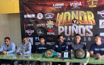 Anuncian función de box ‘Honor y Puños’ en Gómez Palacio