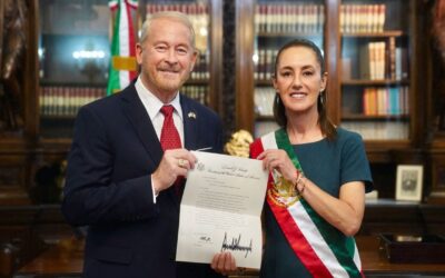 Embajador de EU no debe meterse en política de México, asegura Sheinbaum