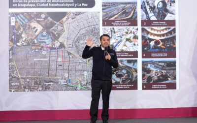 Gobierno invierte 300 millones en drenaje para reducir inundaciones en la Zona Metropolitana del Valle de México