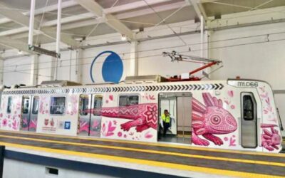 Brugada da banderazo al renovado Tren Ligero «El Ajolote» que va de Tasqueña a Xochimilco