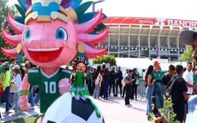 Brugada anuncia reinstalación de escultura del ajolote que fue retirada del Estadio Ciudad de México