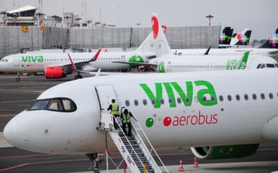 Amenaza de bomba en avión de Viva Aerobus en el AICM activa operativo; no hallan explosivos