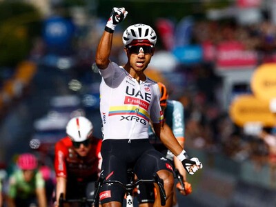 Jhonatan Narváez se impuso al esprint en la cuarta etapa del Giro