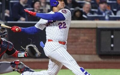 Juan Soto suma otro jonrón. tiene 7 en los últimos 11 juegos