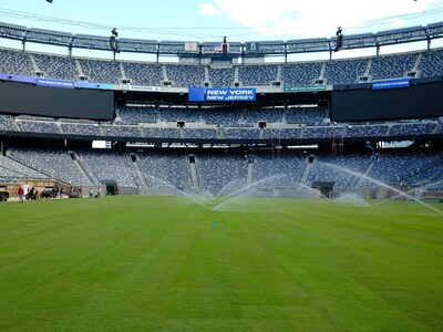 Mundial 2026: Instalan el césped del estadio de la final del Mundial