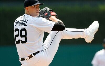 MLB: Tarik Skubal enfrentó bateadores en práctica de bateo en vivo