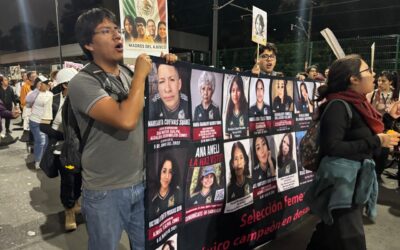 “¡México es campeón en desaparición!”, reclaman madres buscadoras rumbo al Estadio CDMX