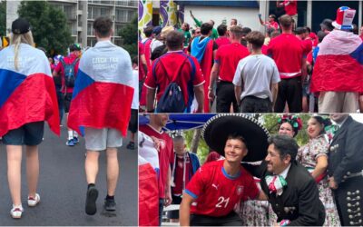 La afición checa celebra la euforia mundialista en CDMX: “Los mexicanos saben vivir el presente”