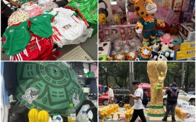 La fiebre mundialista impulsa los precios y la creatividad en el comercio informal