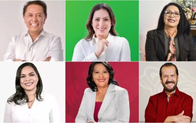 Karen Castrejón, Pablo Sandoval y Esthela Damián buscan candidatura de Morena en Guerrero