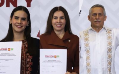 Rosy Bayardo, Gricelda Valencia y Joel Padilla buscan candidatura de Morena en Colima