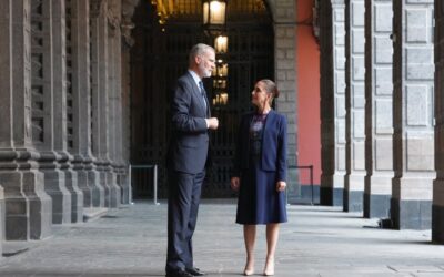La presidenta Sheinbaum y el rey Felipe VI acuerdan fortalecer relación México-España