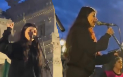 Cazzu alza la voz en marcha de Ni Una Menos: ‘Paren de matarnos’
