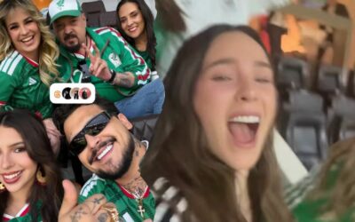 Belinda, Nodal y Ángela Aguilar provocan debate tras coincidir en el México vs Ecuador