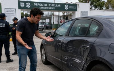 ¿Te entregaron el auto rayado tras salir del corralón? Esto puedes hacer para que paguen