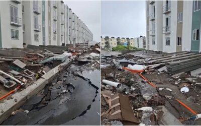 Viviendas para el Bienestar nuevas sufren daños en Veracruz; era zona en obra, responde Infonavit