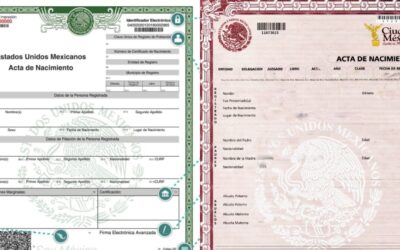 ¿Acta de nacimiento verde o roja? Estas son las diferencias