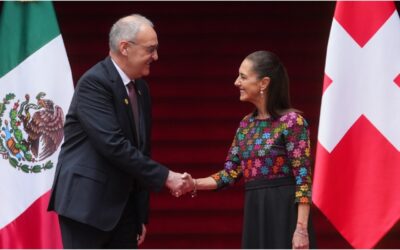Sheinbaum y Guy Parmelin, presidente de la Confederación Suiza, acuerdan fortalecer relación bilateral de 4,272 mdd