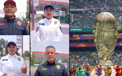 “Sientes la afición, pero estamos encargados de la seguridad de los ciudadanos”: los policías del Mundial en CDMX