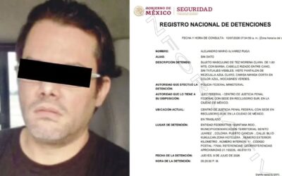 Autoridades detienen a Alejandro Álvarez Puga en la zona hotelera de Cancún