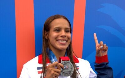JCC2026: Victoria Garza gana plata en clavado