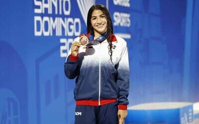 Jiannis Amores pudo nada por otros país, pero eligió RD, ganó bronce