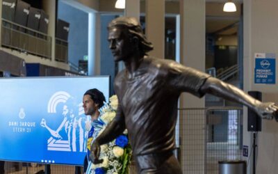 El Espanyol homenajea a Dani Jarque con una estatua de cera en el RCDE Stadium