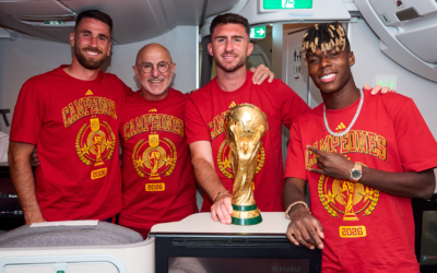 El Athletic ya tiene de vuelta en Lezama a sus campeones del mundo
