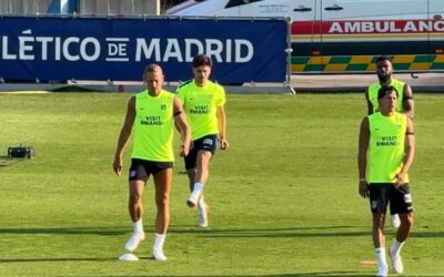 Julián ya ensaya como ‘9’ del Atlético