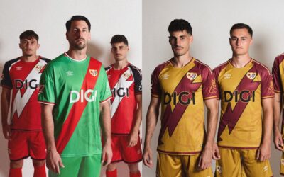 El Rayo confirma su segunda y tercera equipación para la temporada 26/27