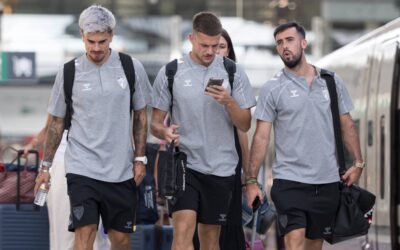 El Málaga viaja a Madrid con seis bajas