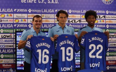 Enes Ünal, Mojica y Francho Serrano, presentados