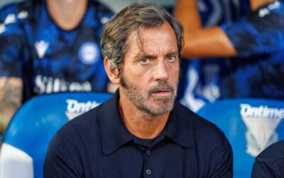 Quique: “Los chicos están enfadados porque no se conforman con empatar fuera de casa”