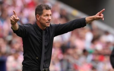 Simeone: “Necesitamos delanteros, delanteros buenos, lo tenemos y lo tenemos que cuidar”