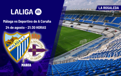 Málaga – Deportivo: horario y dónde ver hoy en TV y online el partido de la jornada 2 de LaLiga EA Sports
