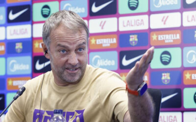 Flick: «¿Firmar un ‘9’? Hablaré con Deco y veremos durante la semana»