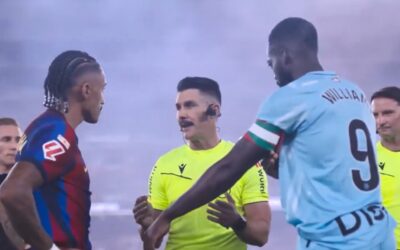 El inesperado comentario del árbitro Ortiz Arias a Raphinha antes del Barcelona – Athletic: «Me gusta tu bigote»