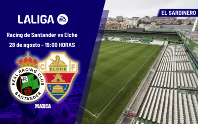 Racing de Santander – Elche: horario y dónde ver hoy en TV el partido de LaLiga EA Sports